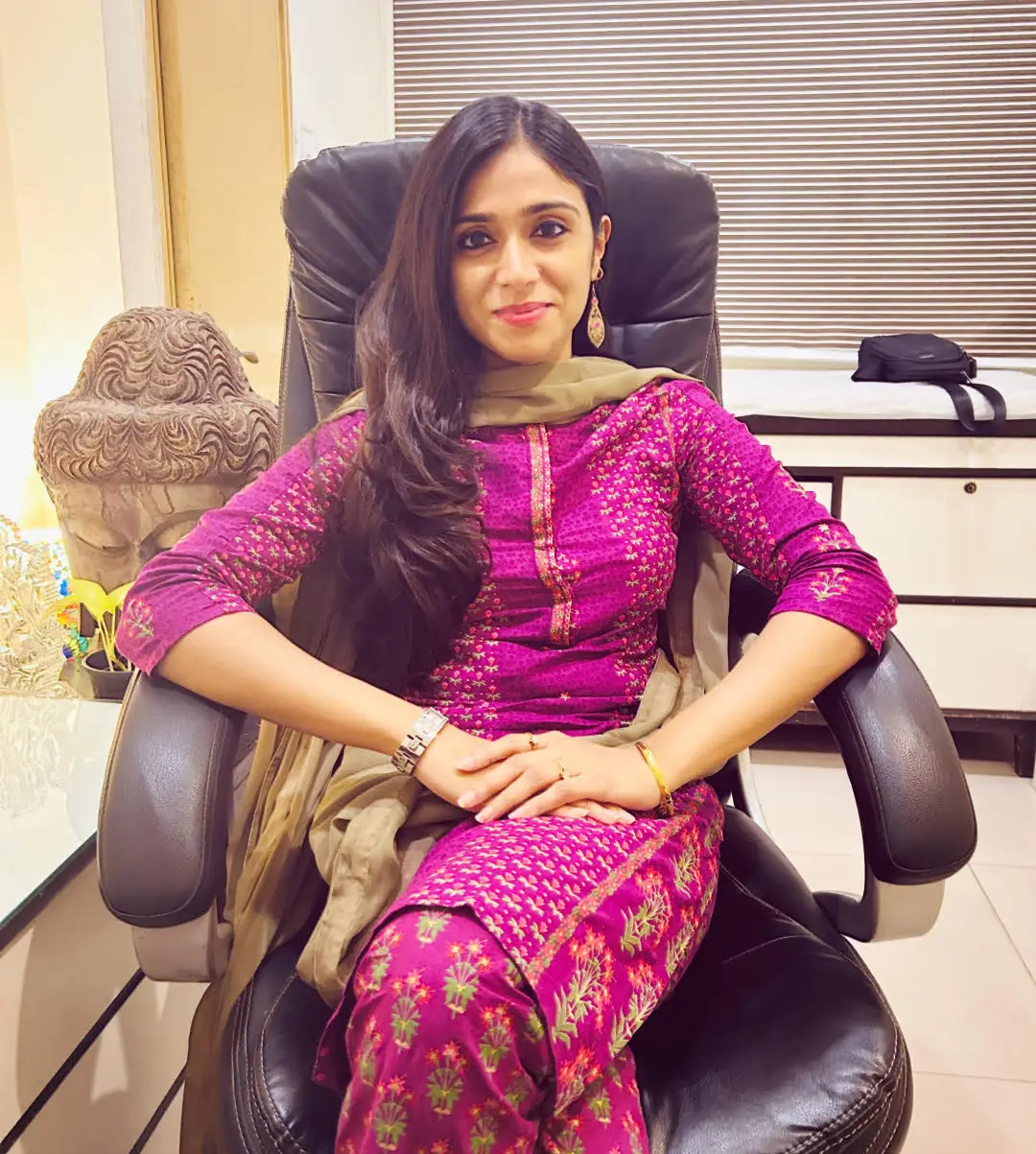 Dr. Devika De Ghosh at her clinic